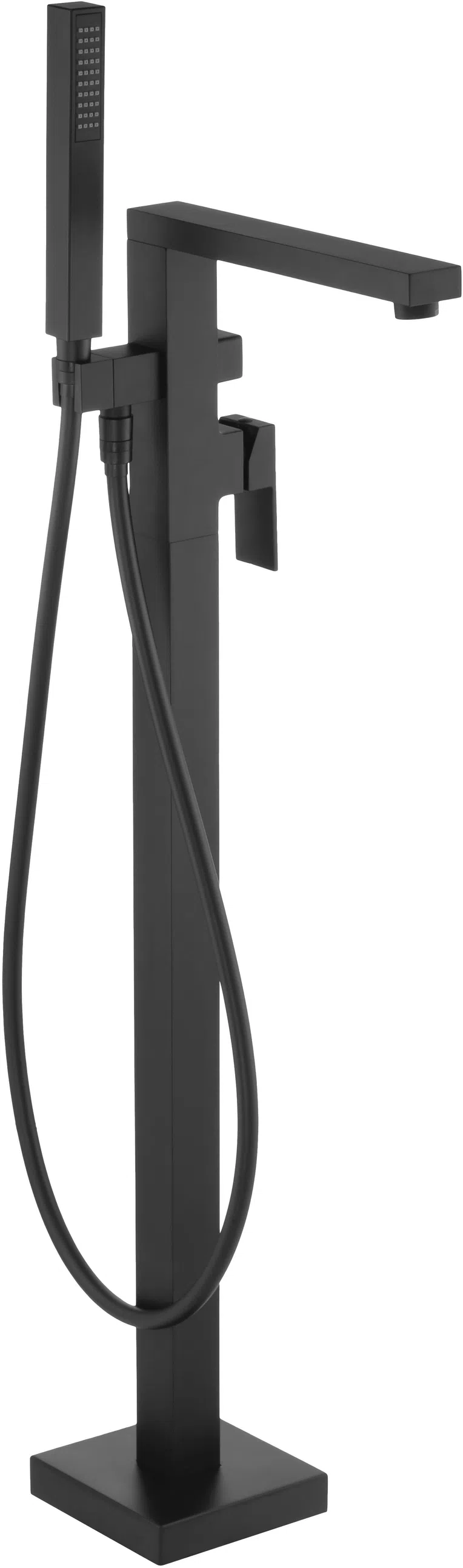 Bateria wannowa wolnostojąca Deante Anemon Bis czarny mat BBZ_N17M