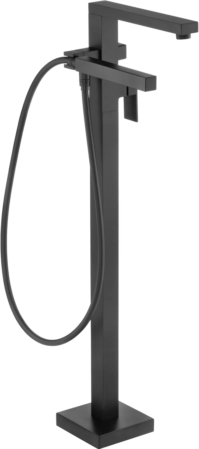 Bateria wannowa wolnostojąca Deante Anemon Bis czarny mat BBZ_N17M