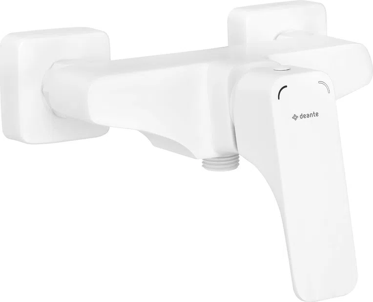 Bateria prysznicowa natynkowa Deante Hiacynt biały mat BQH_A40M