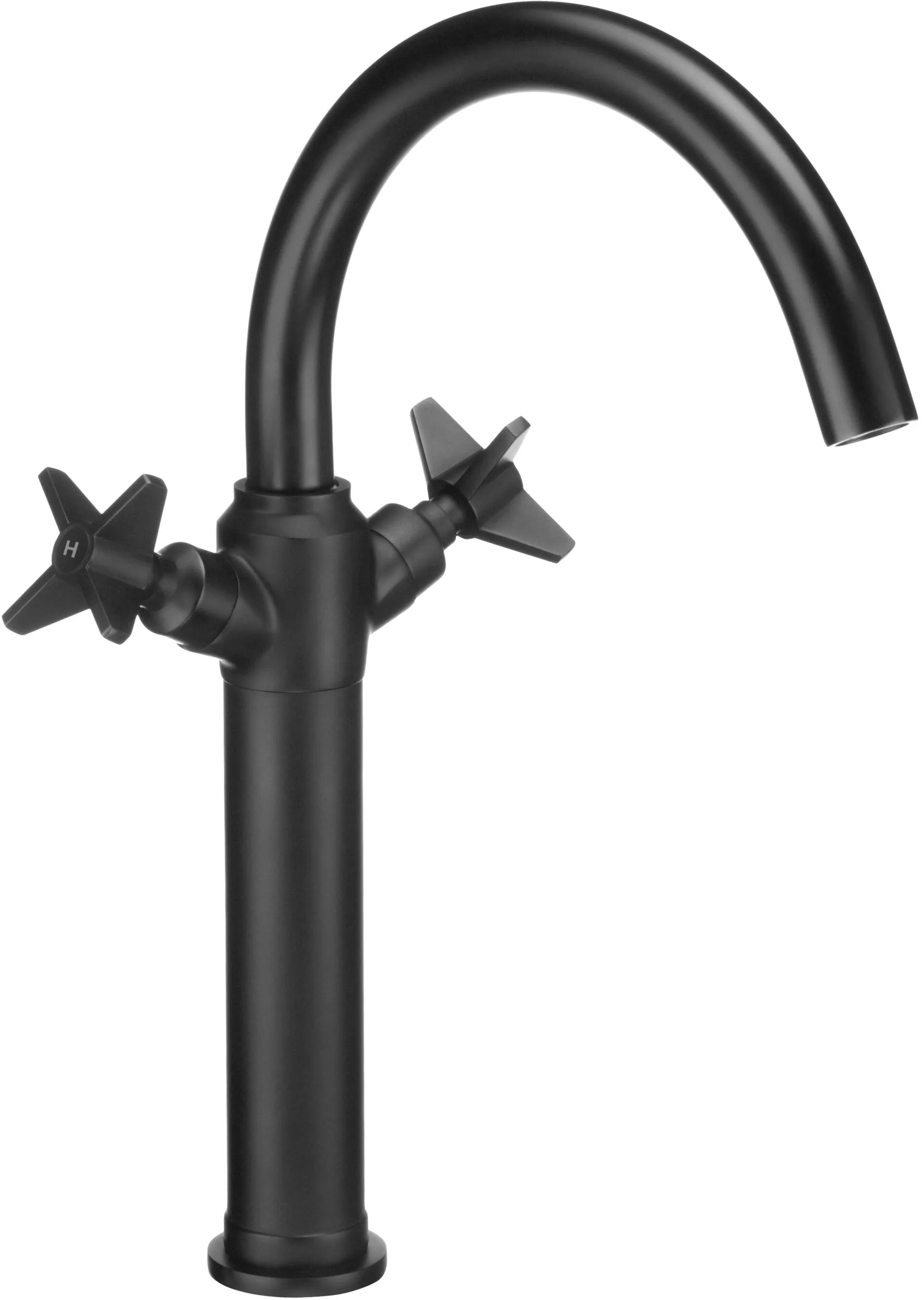 Bateria umywalkowa nablatowa Deante Temisto nero BQT_N25D