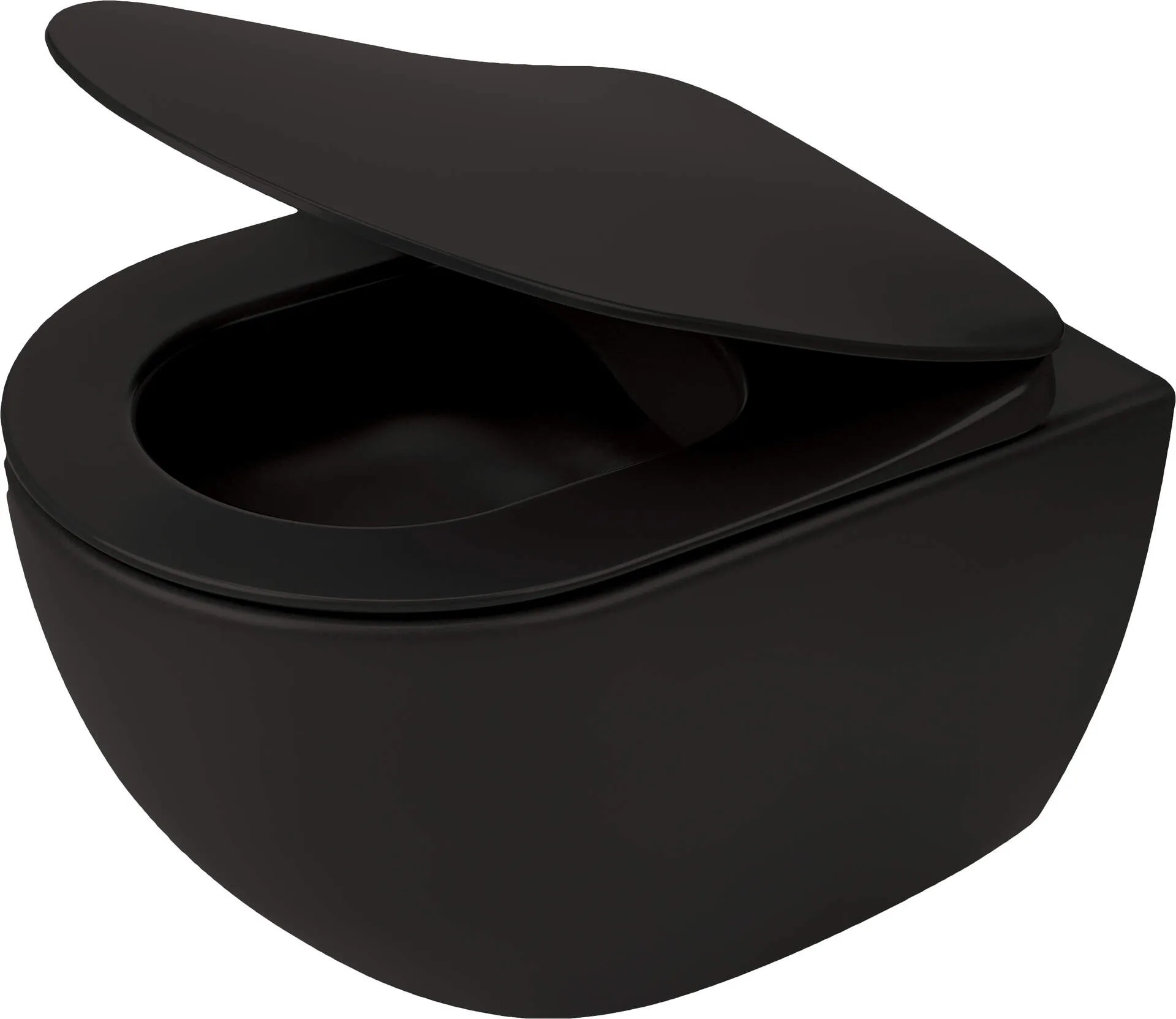 Miska WC wisząca Deante Peonia bezkołnierzowa z deską wolnoopadającą duroplast CDEDNZPW