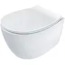 Miska WC wisząca Deante Silia bezkołnierzowa z deską wolnoopadającą duroplast CDLD6ZPW