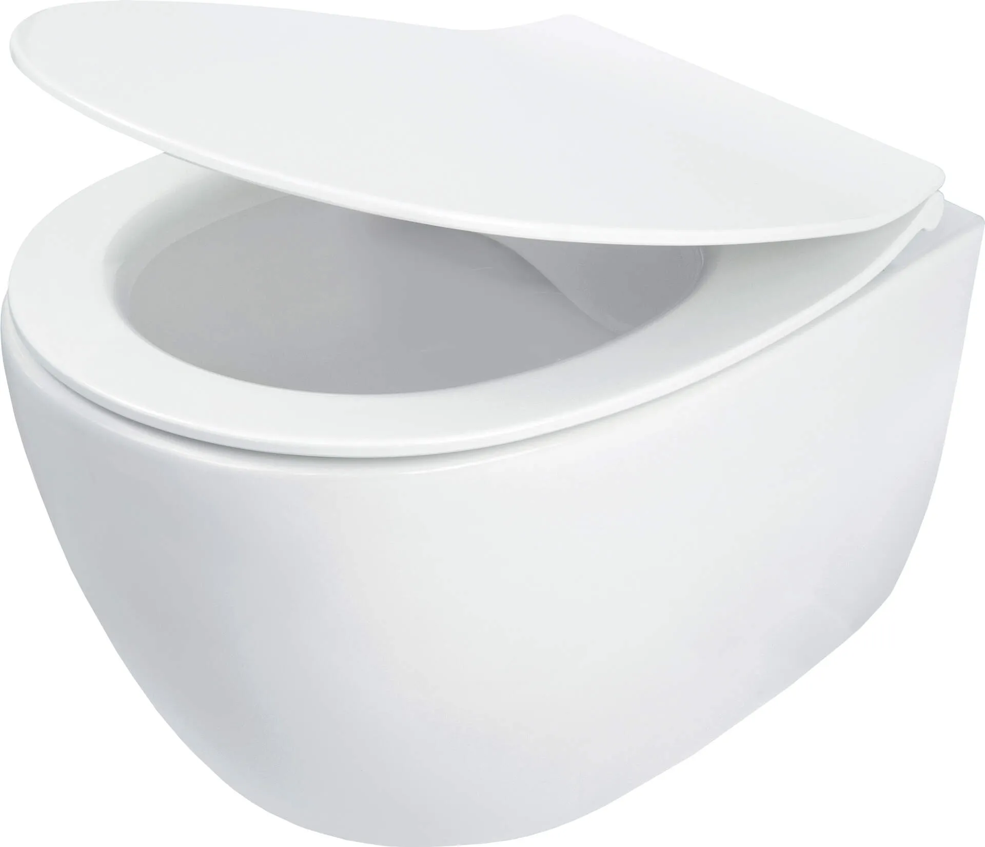 Miska WC wisząca Deante Silia bezkołnierzowa z deską wolnoopadającą duroplast CDLD6ZPW