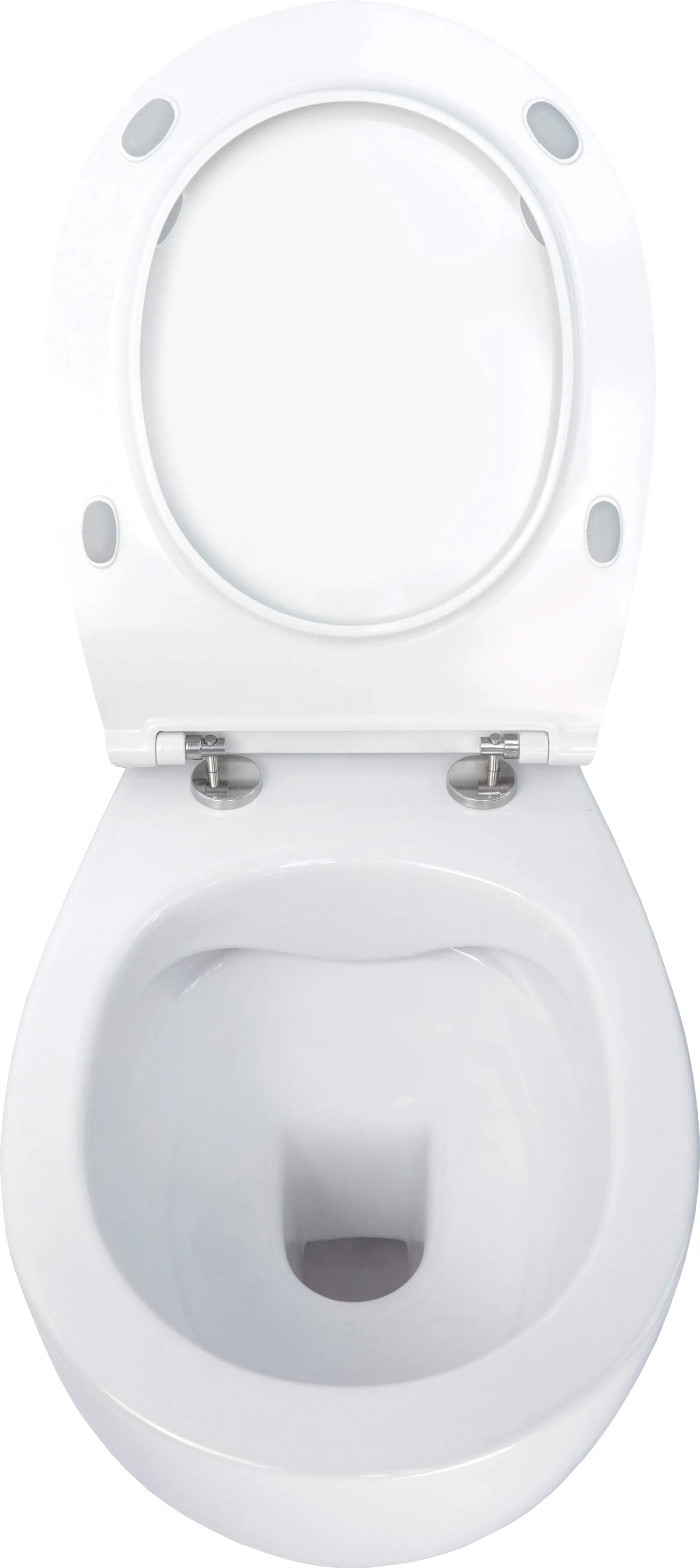 Miska WC wisząca Deante Silia bezkołnierzowa z deską wolnoopadającą duroplast CDLD6ZPW