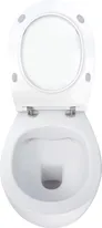Miska WC wisząca Deante Silia bezkołnierzowa z deską wolnoopadającą duroplast CDLD6ZPW