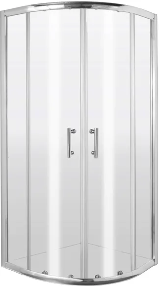 Kabina prysznicowa Deante Jasmin Plus 90x90x190 półokrągła uniwersalna chrom transparentne KTJ_051P