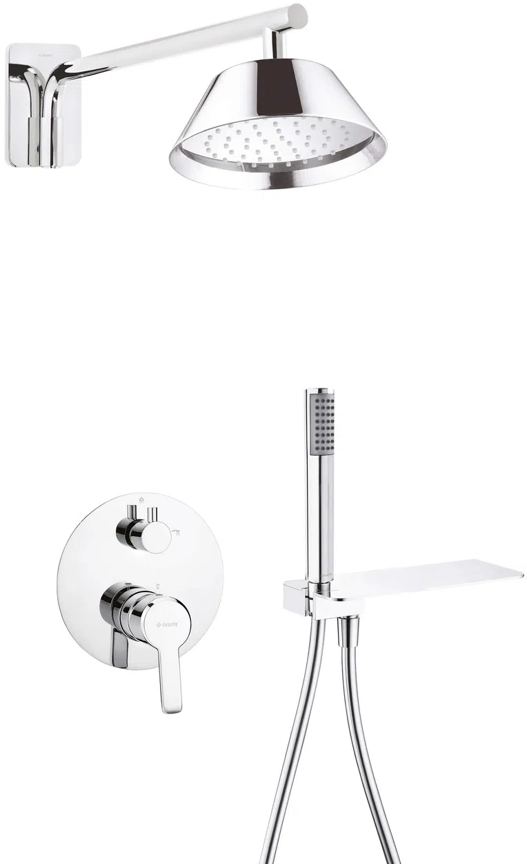Zestaw prysznicowy podtynkowy Deante Arnika chrom połysk NAC_09HP