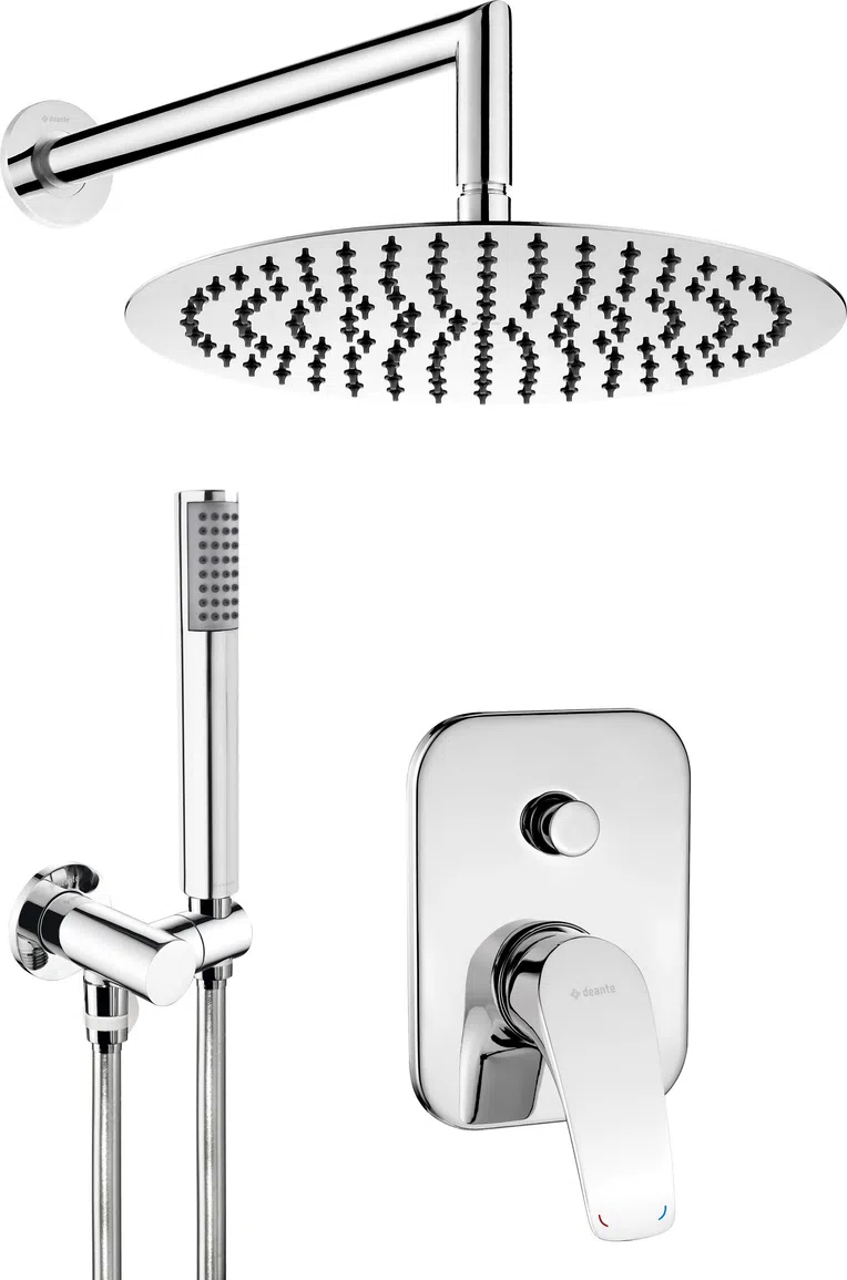 Zestaw prysznicowy podtynkowy Deante Cynia chrom połysk NAC_09BP