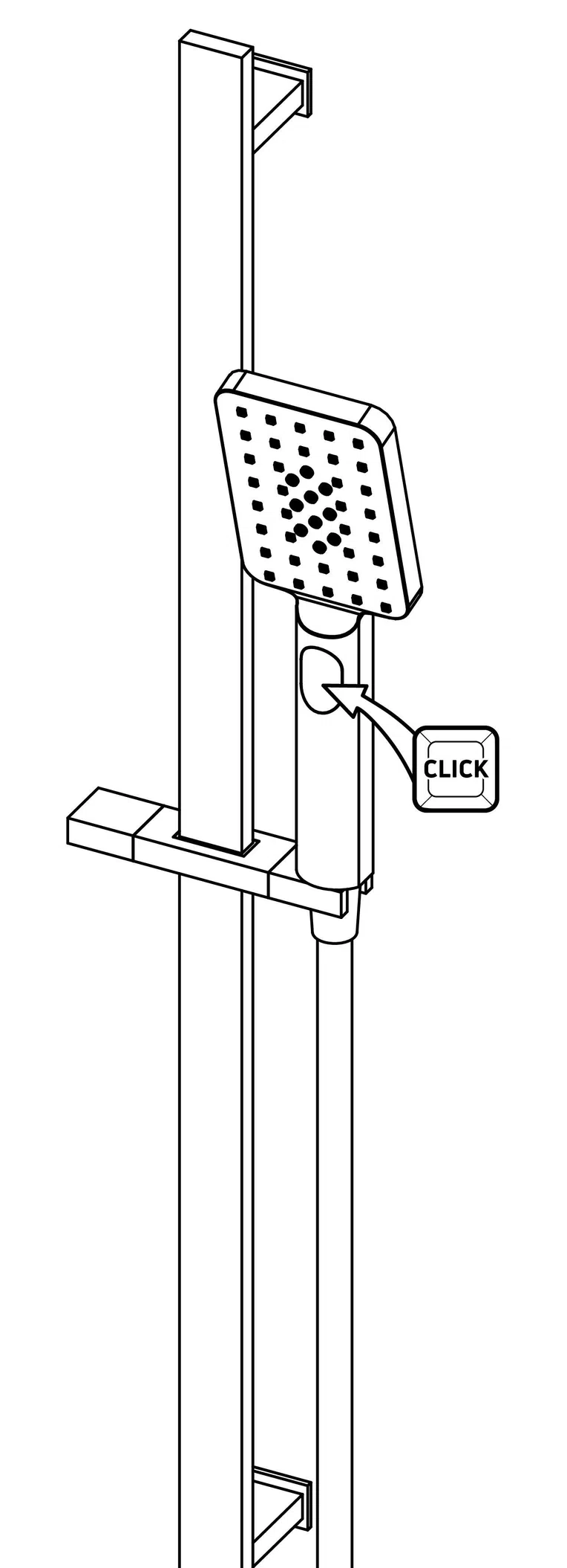 ZESTAW PRYSZNICOWY PRZESUWNY DEANTE ALPINIA