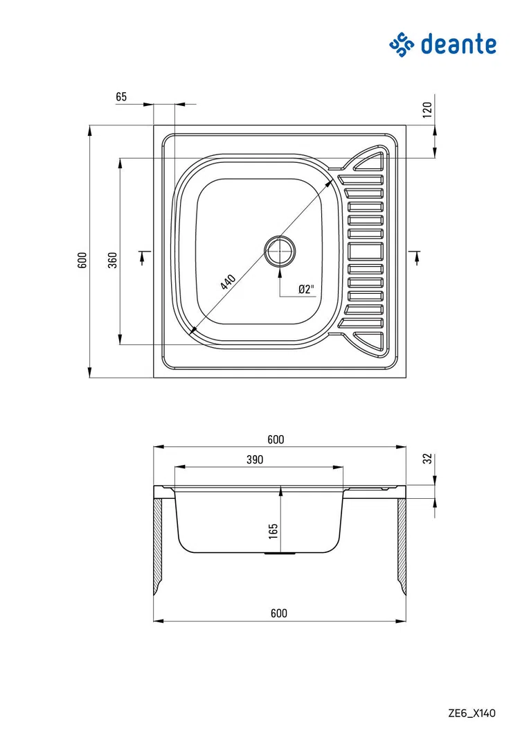 Zlewozmywak tango Deante ze6_3140