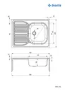 Zlewozmywak tango Deante zm6_011l