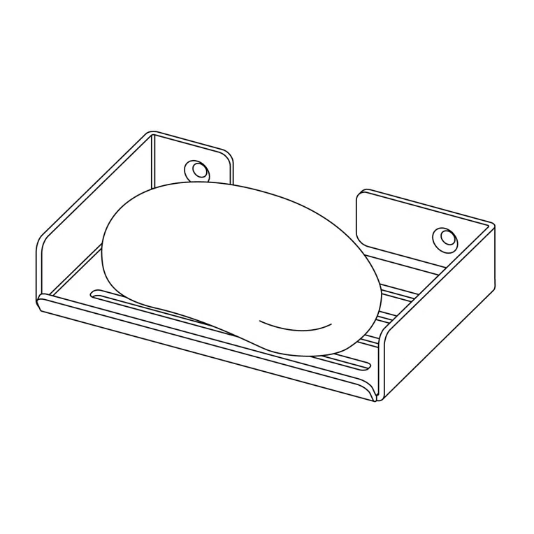 Mydelniczka mocowana Deante Mokko czarny mat ADM_N411