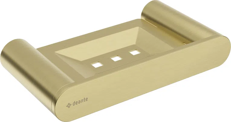 Mydelniczka mocowana Deante Round złoty szczotkowany ADR_R411