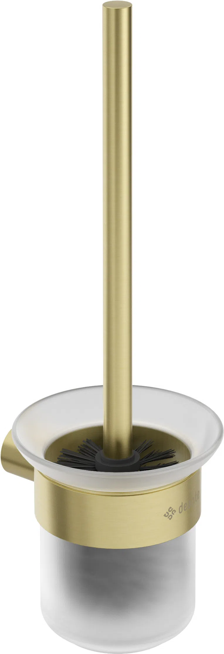 Szczotka WC mocowana Deante Round złoty szczotkowany ADR_R711