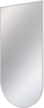 Lustro łazienkowe asymetryczne 50x100 cm Silia w ramie bianco Deante ADI_A851