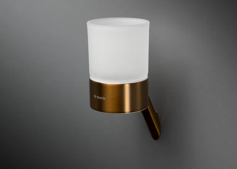 Kubek łazienkowy mocowany Deante Silia brąz szczotkowany ADI_C911