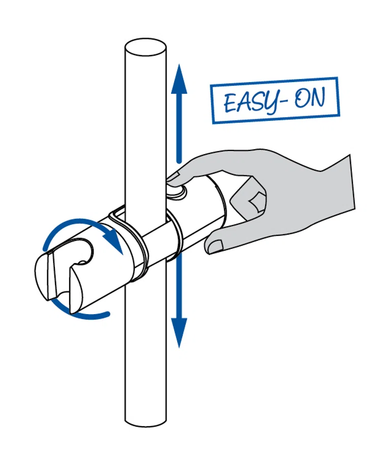 Uchwyt punktowy do słuchawki Deante Easy-fix nero ANM_N21U
