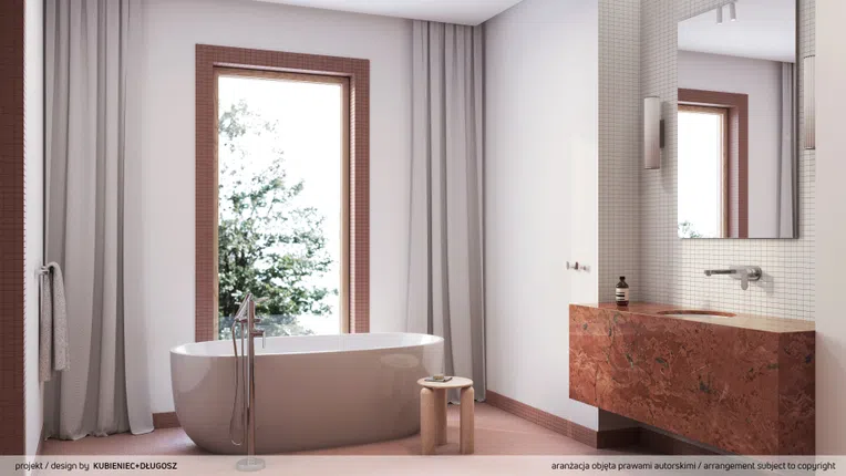 Wanna wolnostojąca Deante Alpinia 170x80 cm owalna biały połysk syfon chrom KDU_017W