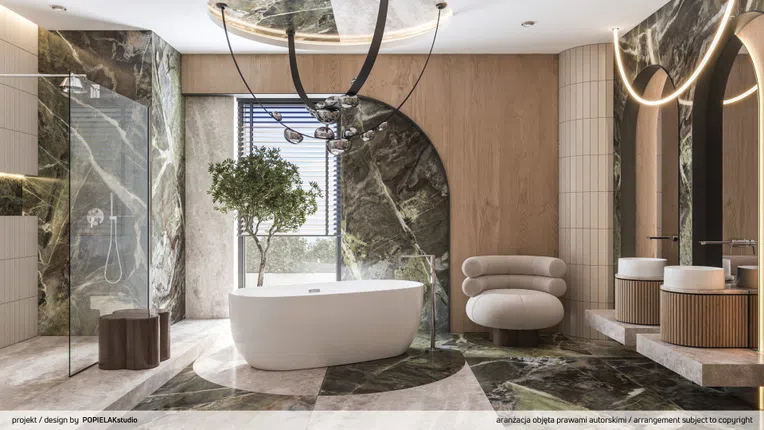 Wanna wolnostojąca Deante Alpinia 170x80 cm owalna biały połysk syfon chrom KDU_017W