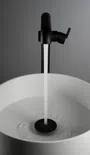 Bateria umywalkowa wolnostojąca Deante Silia nero BQS_N2KK
