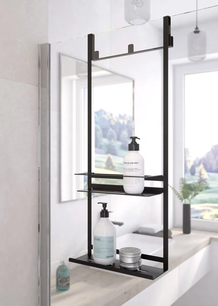 Półka wisząca na kabinie Deante Mokko nero ADM_N52K