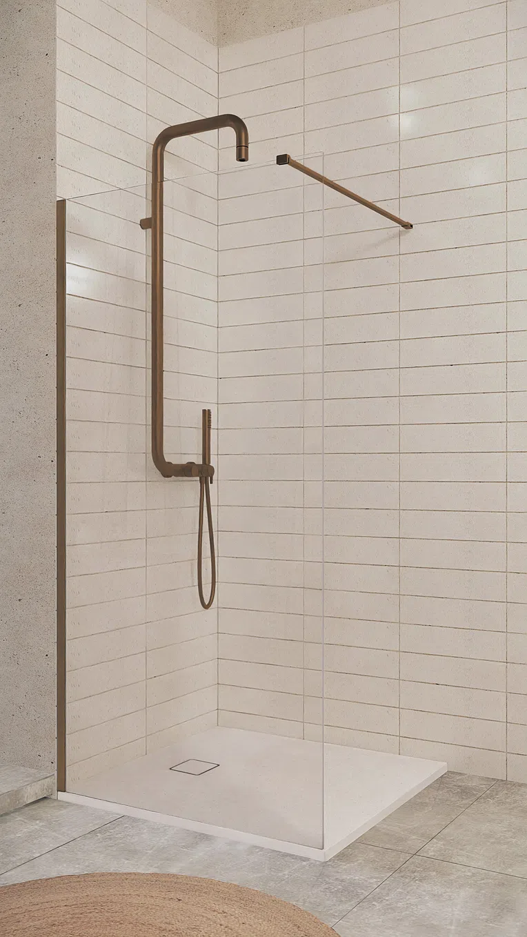 Brodzik prostokątny Deante Correo 100x90 granit alabaster KQR_A45B