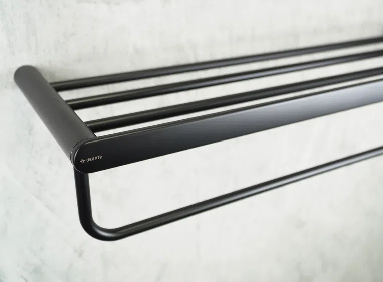 Półka łazienkowa Deante Round nero ADR_N531