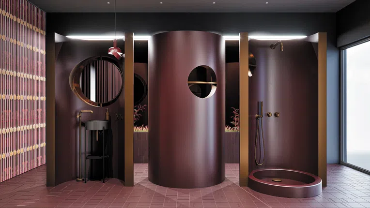 Konsola łazienkowa Deante Silia 36x84x36 cm nero CKS_N36A