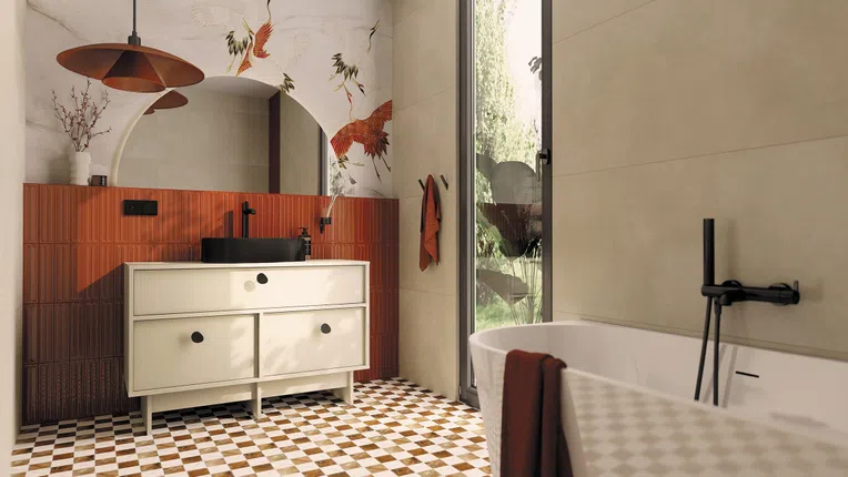 Bateria umywalkowa nablatowa Deante Silia nero BQS_N20K