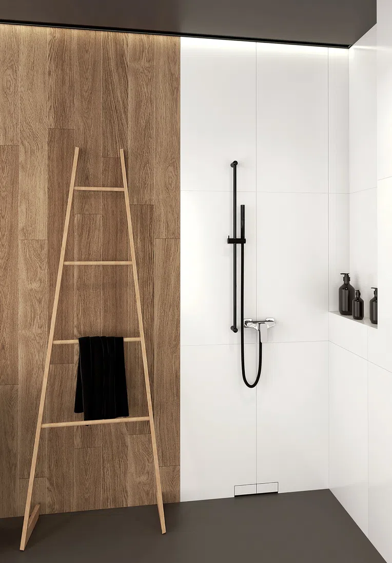 Bateria prysznicowa natynkowa Deante Hiacynt chrom połysk BQH_040M