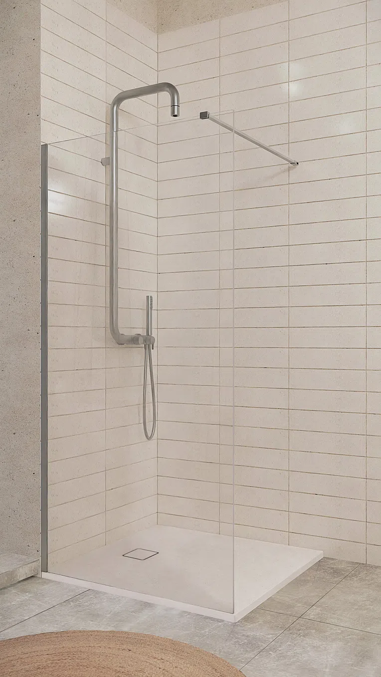 Brodzik prostokątny Deante Correo 100x90 granit alabaster KQR_A45B