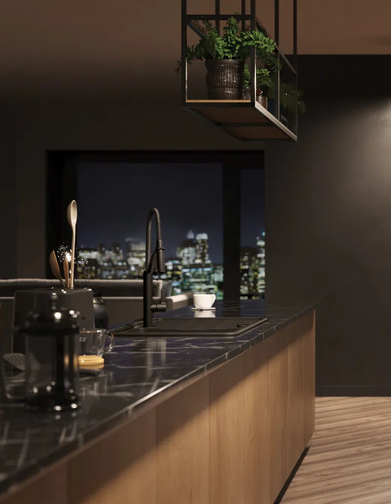 Bateria Zlewozmywakowa gerbera Deante bgb_n72m