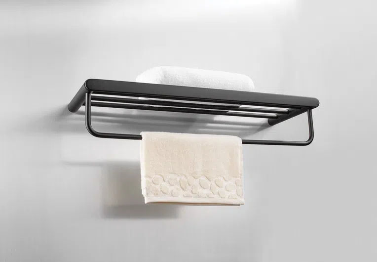 Półka łazienkowa Deante Round nero ADR_N531