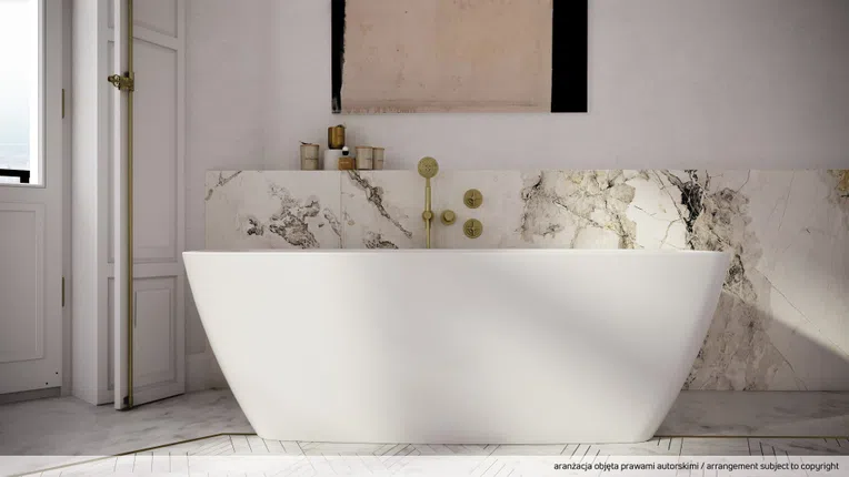 Bateria prysznicowa podtynkowa Deante Temisto mosiądz szczotkowany BQT_M44P