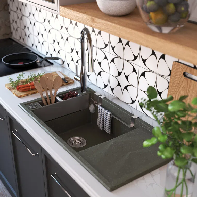 Zlewozmywak magnetic Deante zrm_t113