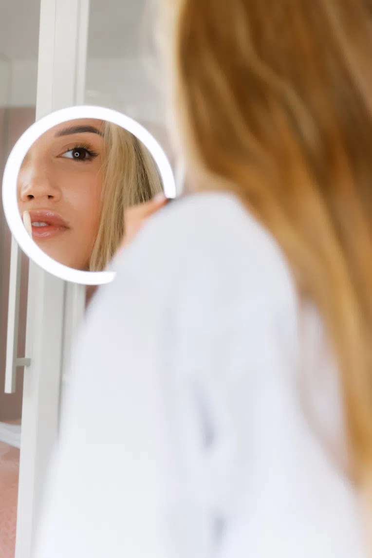 Lusterko kosmetyczne stawiane Deante Round chrom połysk ADR_0821