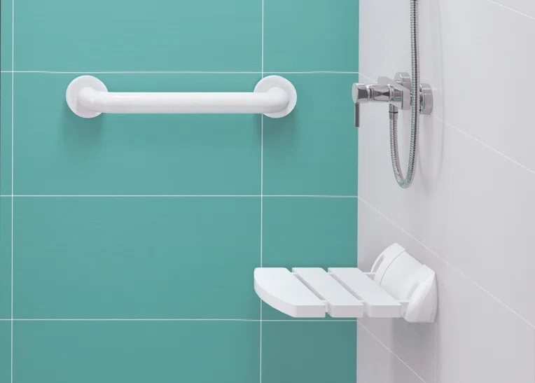 Siedzisko prysznicowe składane Deante Vital biały mat NIV_651A