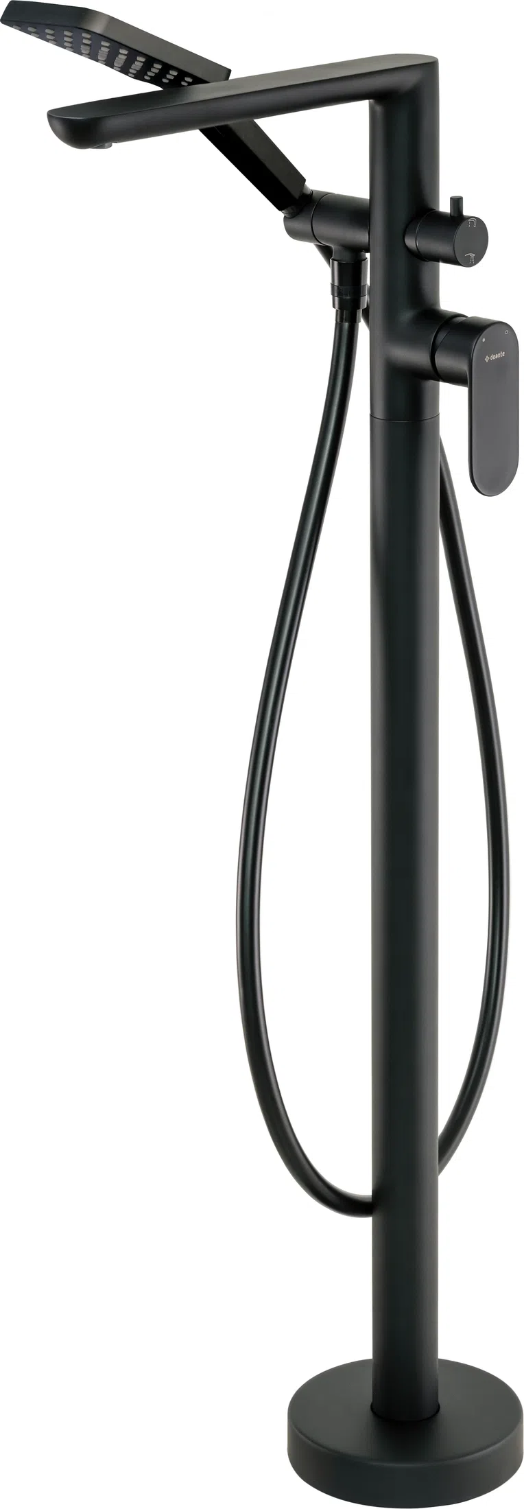 Bateria wannowa wolnostojąca Deante Alpinia nero BGA_N17M