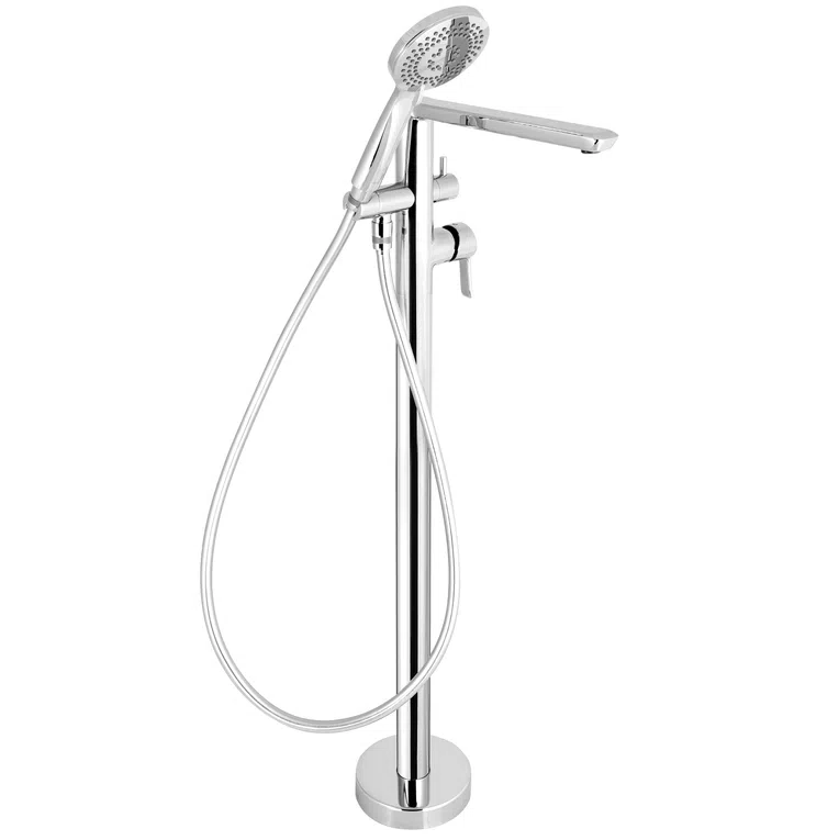 Bateria wannowa wolnostojąca Deante Arnika chrom połysk BQA_017M