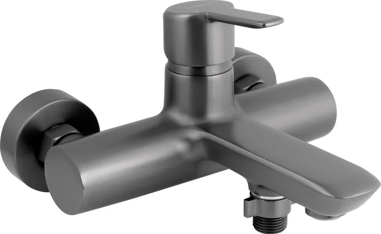 Bateria wannowa ścienna Deante Arnika titanium BQA_D10N