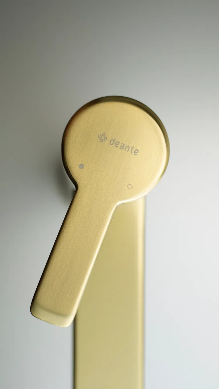 Bateria umywalkowa Deante Arnika złoty szczotkowany BQA_R20M