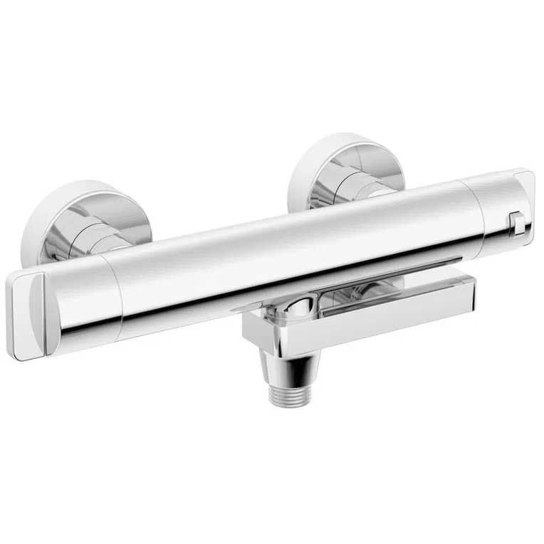 Bateria wannowa ścienna termostatyczna Deante Therm chrom połysk BCH_01BT