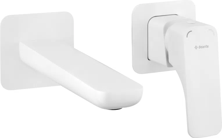 Bateria umywalkowa podtynkowa Deante Hiacynt biały mat BQH_A54L