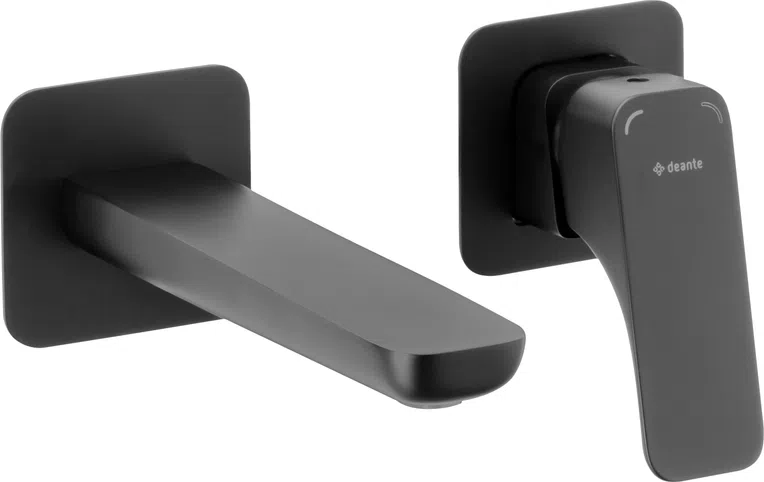 Bateria umywalkowa podtynkowa Deante Hiacynt czarny mat BQH_N54L