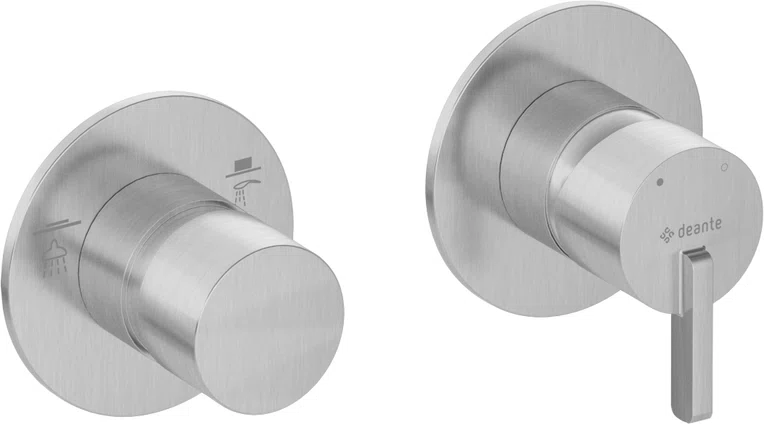 Bateria prysznicowa podtynkowa Deante Silia stal szczotkowana BQS_F46P