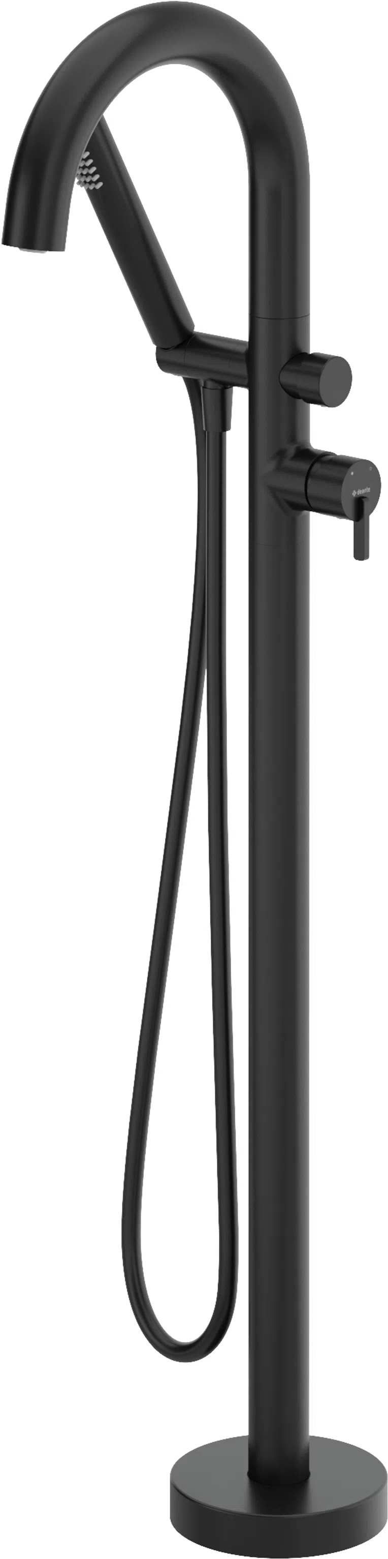 Bateria wannowa wolnostojąca Deante Silia nero BQS_N17N