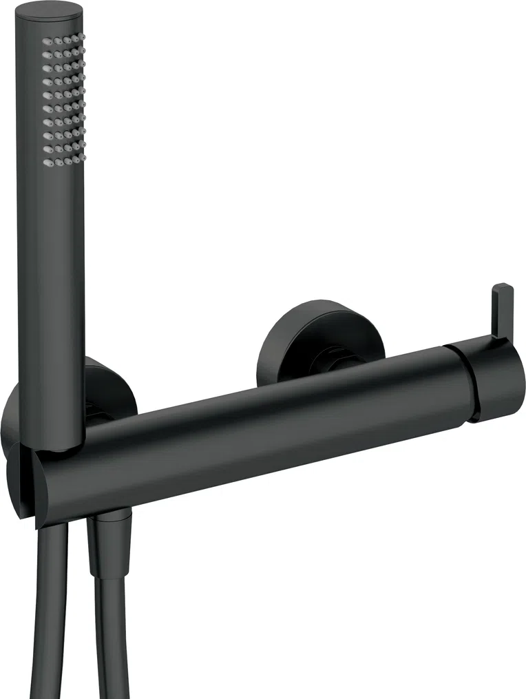 Bateria prysznicowa natynkowa Deante Silia nero BQS_N41M