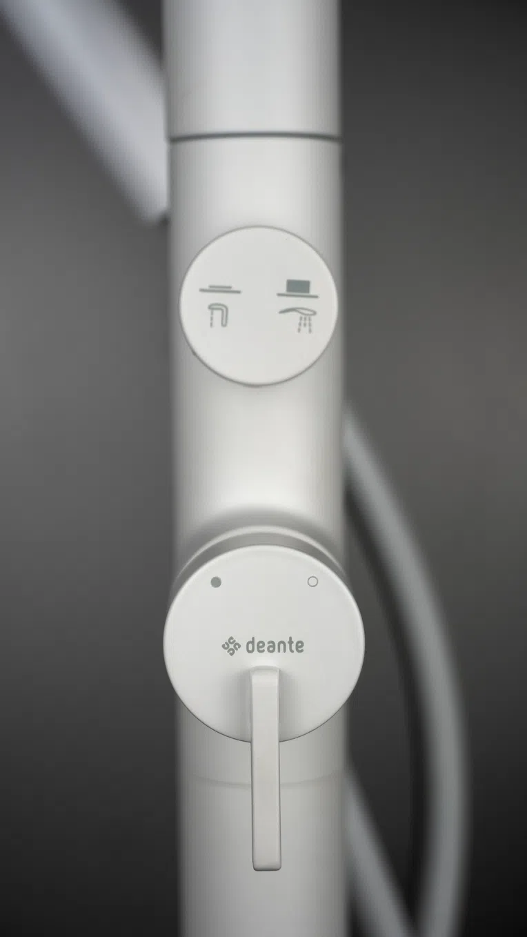 Bateria wannowa wolnostojąca Deante Silia bianco BQS_A17N