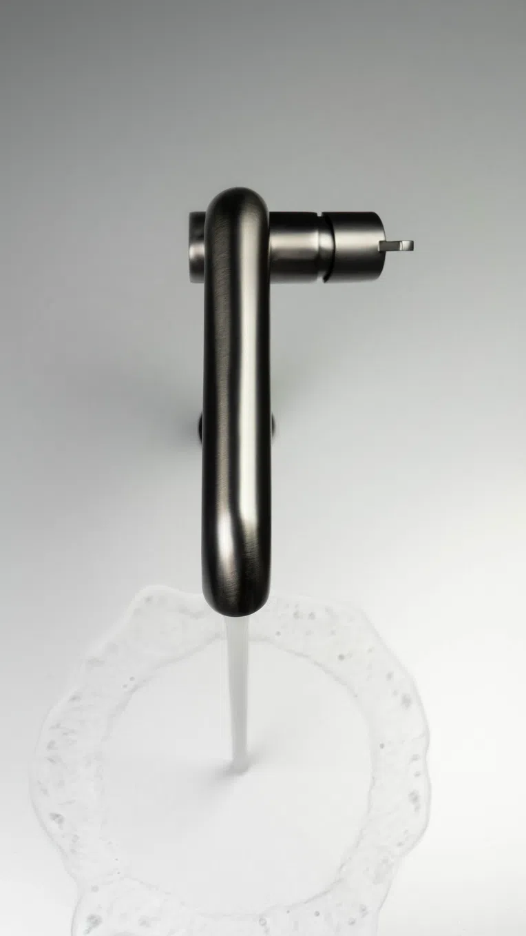 Bateria umywalkowa nablatowa Deante Silia titanium BQS_D24K