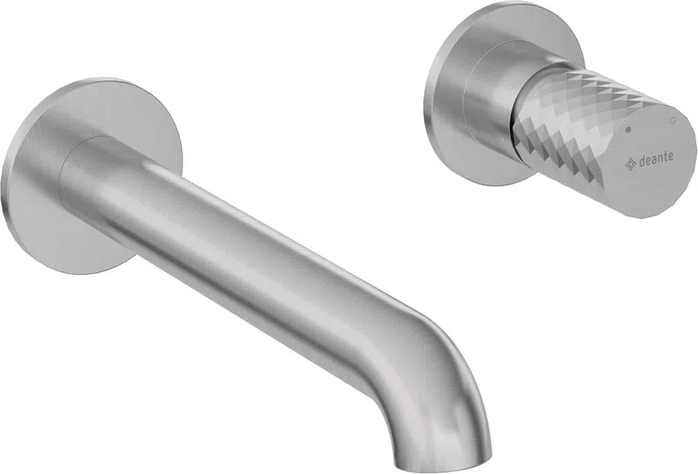 Bateria umywalkowa podtynkowa Deante Silia Hexa stal szczotkowana BHS_F54L